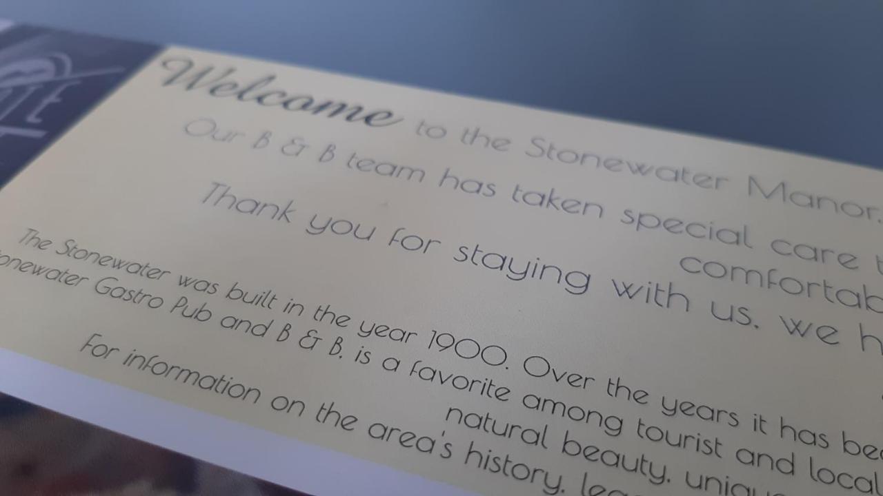Stonewater Manor B&B Gananoque Εξωτερικό φωτογραφία